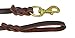 Beirui Braided Leather 6ft Dog Leash - 3/4 inch Heavy Duty Brown Training Lead