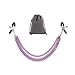 Howave Body Chain Clip Massage Cramp for Women - Ladies Body Chain Adjustable Clothes Decoration with Soft Storage Bag Purple