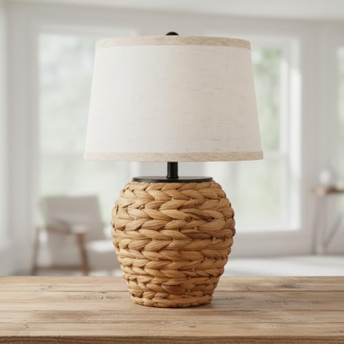SOTTAE Woven Rattan Table Lamp