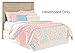 Signature Design by Ashley Willowton Cottage Farmhouse Sleigh Headboard ONLY, Full, Whitewash