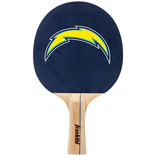 image for Franklin Sports Los Angeles Chargers Table Tennis Paddle - NFL Team Ta