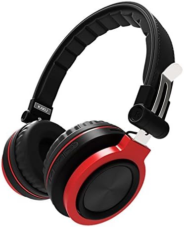 Bluetooth Headphones, Wireless Headphone Foldable Over-Ear, Deep Bass Headset With Noise Cancelling Microphone, Supports Hands-Free Calling, Wired Mode for PC - Cell Phones - TV (Black)