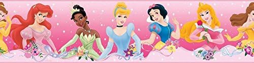 PINK DISNEY PRINCESS WALLPAPER BORDER Girls Princesses Bedroom Wall Décor:New free shipping by WW shop