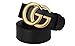 Fashion Black Instagram hot Leather Belt (Old Gold, 100CM 28-30)
