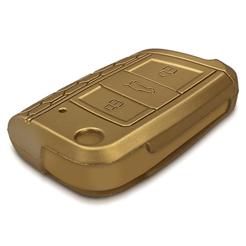 image for kwmobile Silicone cover for VW Golf 7 MK7 3-Button Car Key Protection 