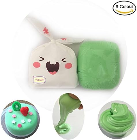YUTER Soft Clay for Slime, Cake DIY, Air Dry Clay for Arts & Other Handcrafts (Green)