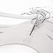 Joy Mangano 120 Pack White Huggable Hangers Non Slip Velvet Hangers Space Saving Clothes Hangers