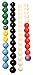 Molecular Model Kit for Organic & Inorganic Chemistry - 50 Atoms & 90 Bonds (140 Total Pieces) by University Chemistry Co.