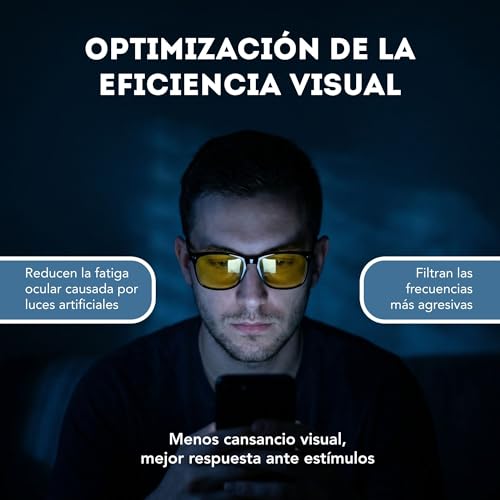 Primora Goods Blue Light Blocking Glasses Men and Women - Yellow Anti-Glare Lenses for Screens and Night Driving - Reduce Visual Fatigue, Glare and Improve Clarity