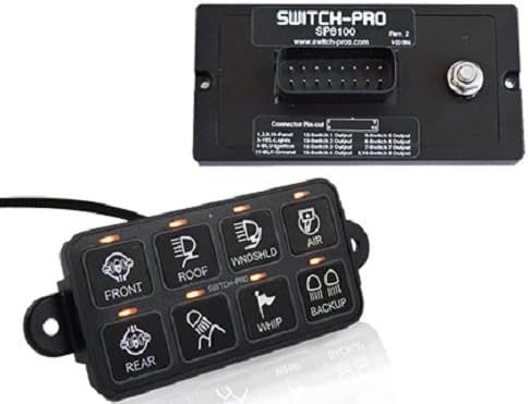 Switch-Pros Green 8-Switch Programmable Power System (Tab style enclosure)