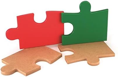 Cutting Board Template - 4pc Square Puzzle Piece Shape