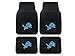 A Set of 4 NFL Universal Fit Front and Rear All-Weather Floor Mats - Detroit Lions