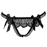 Toraway Lingerie, Lace Front Open Briefs Panties Thong Panty Lingerie