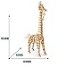 Rolife 3D Wooden Puzzle Wild Animal Toy-DIY Tiny Model Kit-Animal Action Figure-Assembly Jigsaw Puzzle-Home Decoration-Unique Birthday/Easter Day Gift for Daughter/Niece/Women/Girls/Boys(Giraffe)