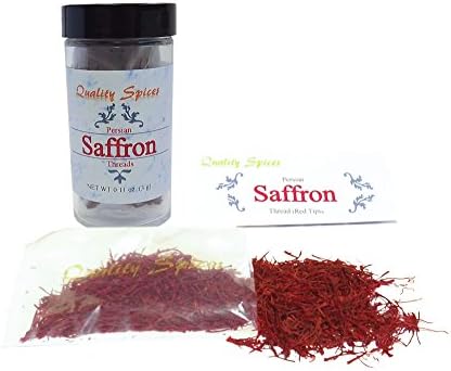 Quality Spices Saffron, Highest Quality - Pure Saffron, 0.11 oz (3 g)
