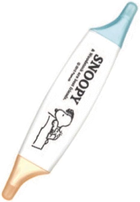 Amazon スヌーピー Snoopy 蛍光ツインマーカー ブルーとオレンジ ピーナッツ 蛍光マーカー 文房具 ペン 筆記用具 学校 グッズ おしゃれ かわいい 4229 085 蛍光 文房具 オフィス用品