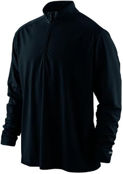 Amazon.com : Nike Men's Tiger Woods Collection Wind Resistant Half-Zip Golf Pullover, Black 