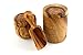 Thirteen Chefs Tramanto Olive Wood Spice Jar and Pot for Storing Cooking Spices, Herbs