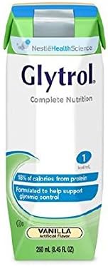 Nestle Glytrol 250 mL Vanilla Case: 24 by Nestle Nutrition