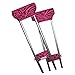 Crutcheze Pink Zebra Underarm Crutch Pad and Hand Grip Covers with Comfortable Padding Washable Designer Fashion Orthopedic Products Accessories