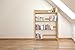 Stony Edge 4-Tier Folding Bookshelf | Natural Wood Finish | 45x32x11.5 Inches | Book Shelf for Books and Trinkets | No Assembly Required | Foldable & Small Bookshelf for Home and Office