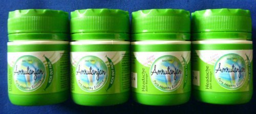 4 X Amrutanjan Faster Relaxation Pain Balm Head Body Ache Instant Remedy 9g X 4