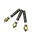 HICTOP 3 Pcs 3D Printer Extruder 0.4mm Brass Nozzle + 3 Pcs Extruder 1.75mm Tube for Reprap Prusa I3