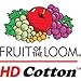 Fruit of the Loom womens 5 oz. 100% Heavy Cotton HD V-Neck T-Shirt(L39VR)-ROYAL-L