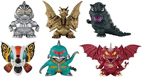 Godzilla Chibi Figure Six Pack 
