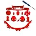 Xbox 360 Red Full Parts Set (Thumbsticks, D-pad, Buttons, Triggers, Bumpers, Bottom Trim) for your controller (ABXY,Guide,Start, Back)