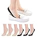 6 Pairs No Show Socks Women Socks Low Cut Thin Footie Non Slip Liner Casual Boat Sock