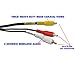 Yovus 3 RCA Gold Audio Video Composite Cable (40ft)