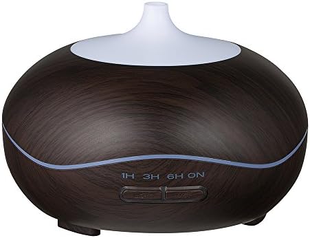 WINSOUL 500 ml fix fea greenhouse ultrasonic floor standing garden room fancy farm heating homemade cordless reusable mini cpap wood desk purifier humidifier (colorful)