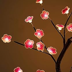 Cherry Blossom Christmas Bonsai Tree Light-20