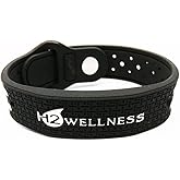 H2WELLNESS Magnetic Therapy Bracelet Super Ultra Strength Waterproof Breathable Comfortable Adjustable Infused with Titanium and Copper Sport Band