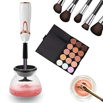 Amazon Com Automatic Makeup Brush Cleaner Spinner Makeup Brush