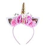 Unicorn Headband-Gold Unicorn Headband-Unicorn Headband Horn By Party Now