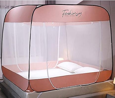 Amazon 折りたたみ式 蚊帳 ファスナー付き ワンタッチ キャンプ式 モスキートネット 底生地付き 18針 密度が高い ベビー 大人 兼用 ゆったり 広い け シングル ダブル ベッド用 3ドア設計 虫除け 蚊よけ ムカデ対策 収納便利 持ち運びラクラク Zonyjp 蚊帳 通販