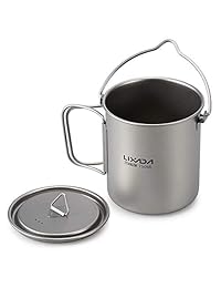 Lixada Camping Stove,Lightweight Titanium Cookware