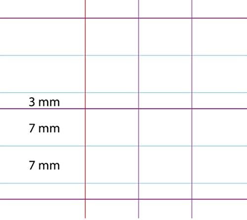 Clairefontaine 3794C, Stapled Writing Notebook, 17x22 cm, 32 Pages Double Line 3mm Vertical Spacing, White Paper 90 g - Image 3