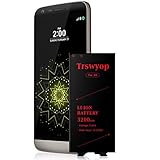 LG G5 Battery,Trswyop 3200mah Internal Replacement Li-ion Battery for LG G5 BL-42D1F [US992 VS987 H820 H830 LS992 H850 H858] LGG5 Spare Battery [24 Month Warranty]