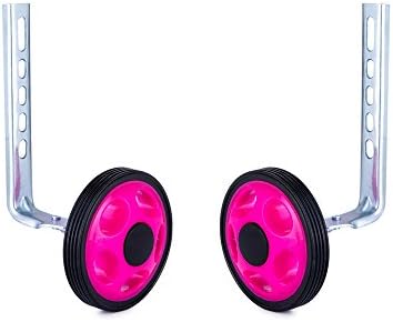 Alwd Training Wheels for 12 14 16 18 20Inch Bicycle,Kids Bike Stabilizer(ROSE)