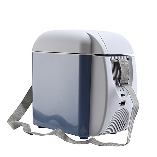 Semiconductor heating and cooling box Mini fridge Cosmetic case Medicine box Dormitory refrigerator blue,7L_321830cm