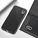 Compatible with iPhone X Case, iPhone Xs Case, OTOFLY Ultra Thin Protective Case Simple Stylish Slim Fit Soft TPU Matt Cover Non-Slip Grip Scratch Resistant Black