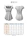 DRESSIS Womens Short Sleeve Front Shirring Flowy Top