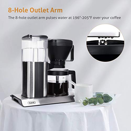 Coffee Maker，Gevi Pour Over Drip Coffee Maker with Warming