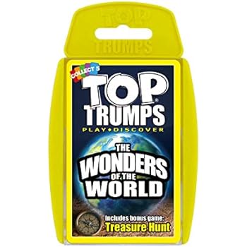 Wonders of the World Top Trumps Card Game