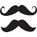 Mustache Car Decal SET OF 2, Vinyl Sticker 22