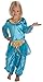 Turquoise Arabian Princess Dress Up Costume with Princess Hairbow