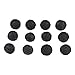 A29 Set of 12 Round Iron Clavos Decorative Nails, Hand-Forged, 1 Inch Clavos, Natural Black Finish, Decorative Bolts for Doors, Cabinets, Furniture